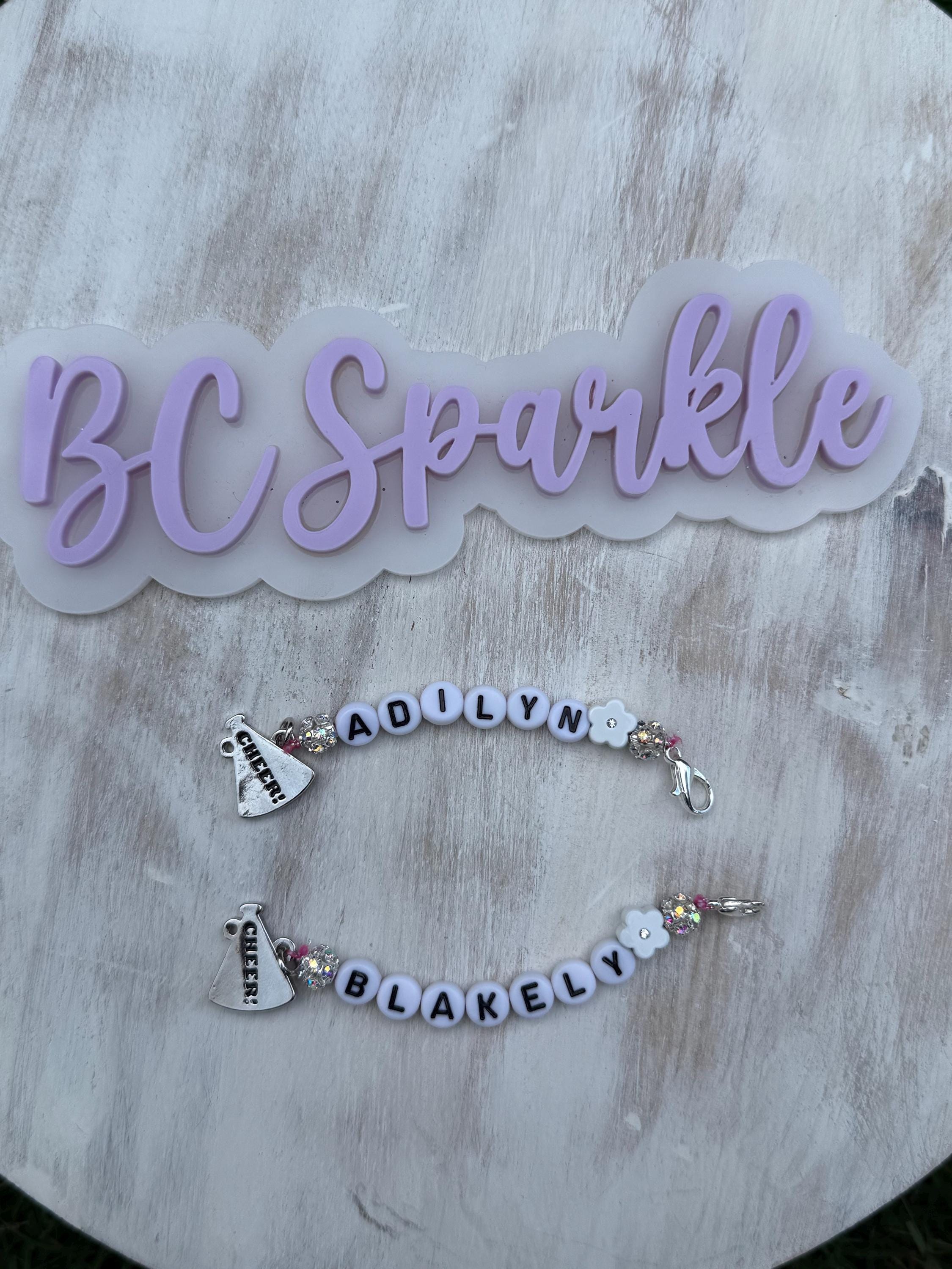 Custom Cheerleader Bag Tag