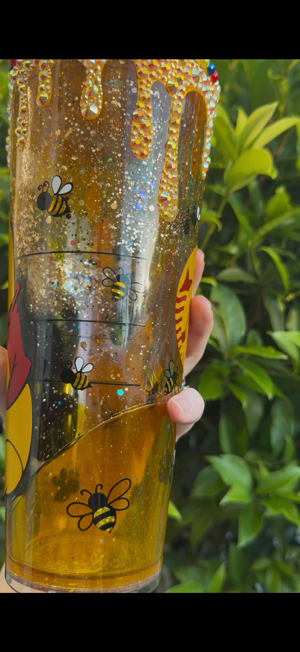Honey Bear Snow Globe Tumbler
