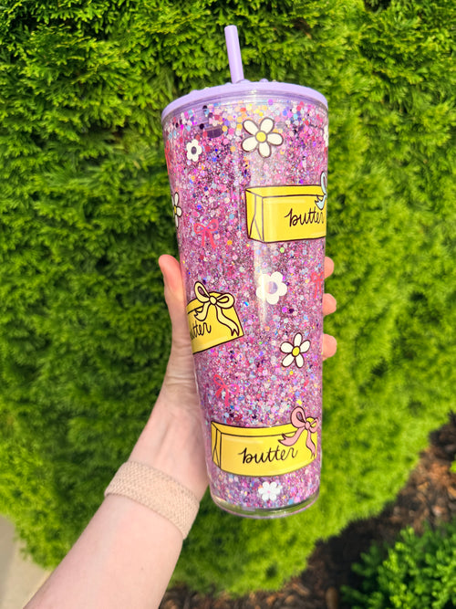 24oz Custom Snowglobe Tumbler