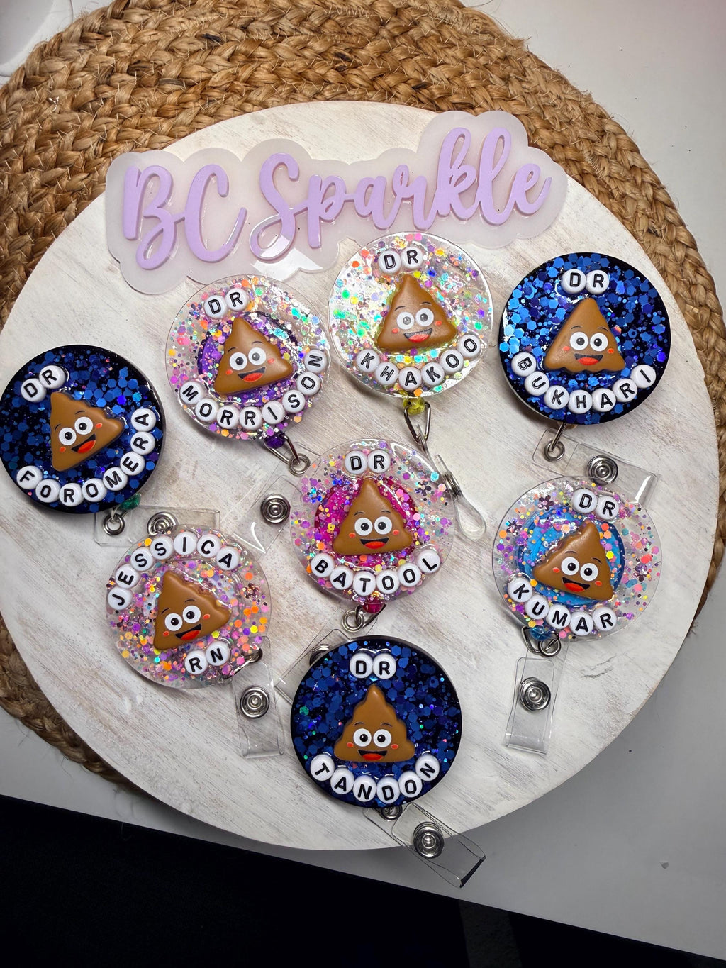 Poop Emoji Badge Reel