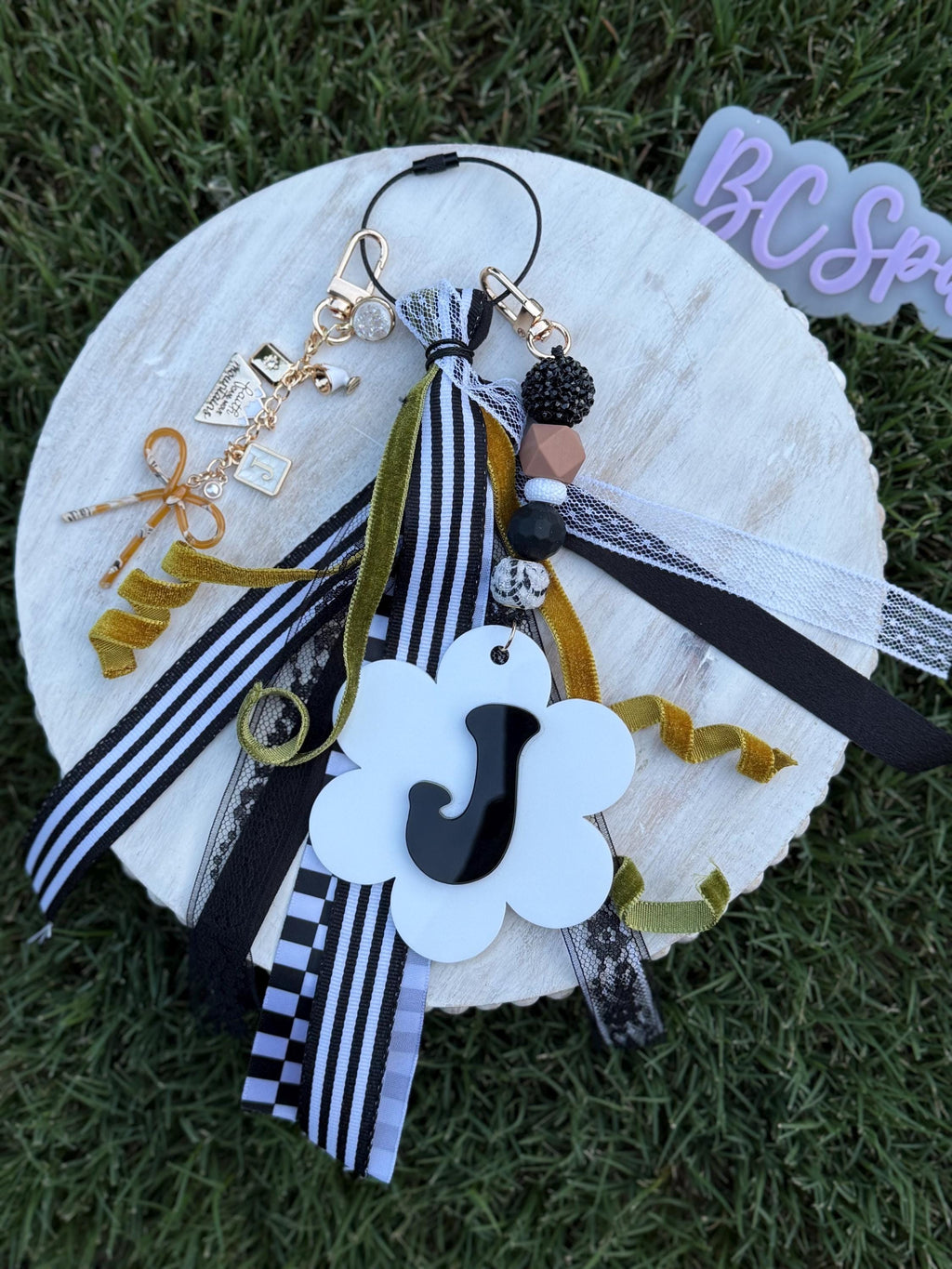 Personalized Flower Bag Tag