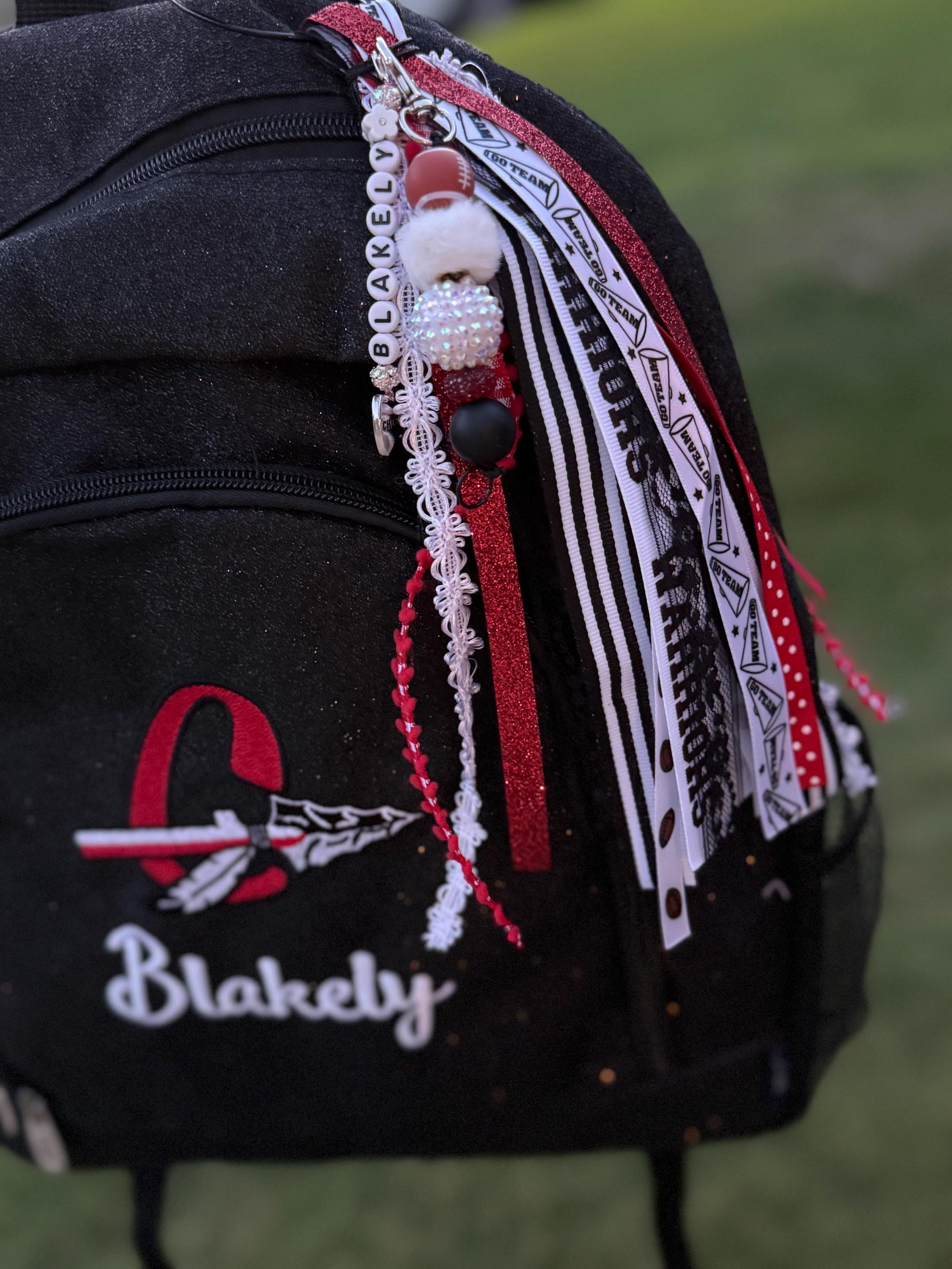 Custom Cheerleader Bag Tag
