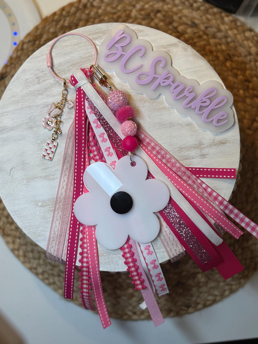 Personalized Flower Bag Tag