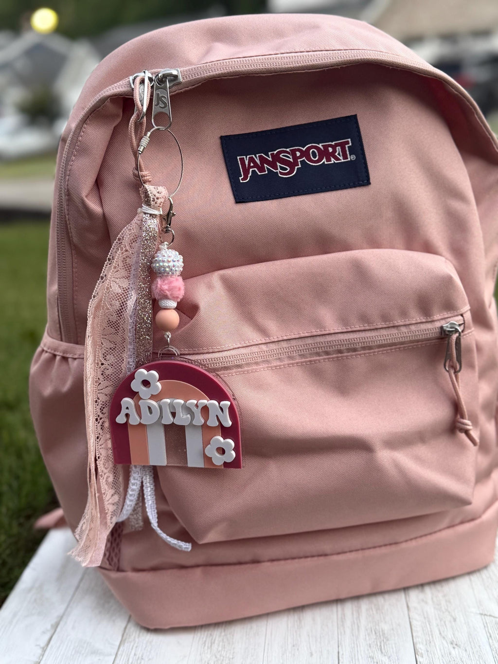 Personalized backpack bag tag