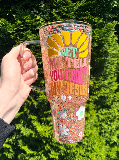 30oz Custom Snow Globe Tumbler