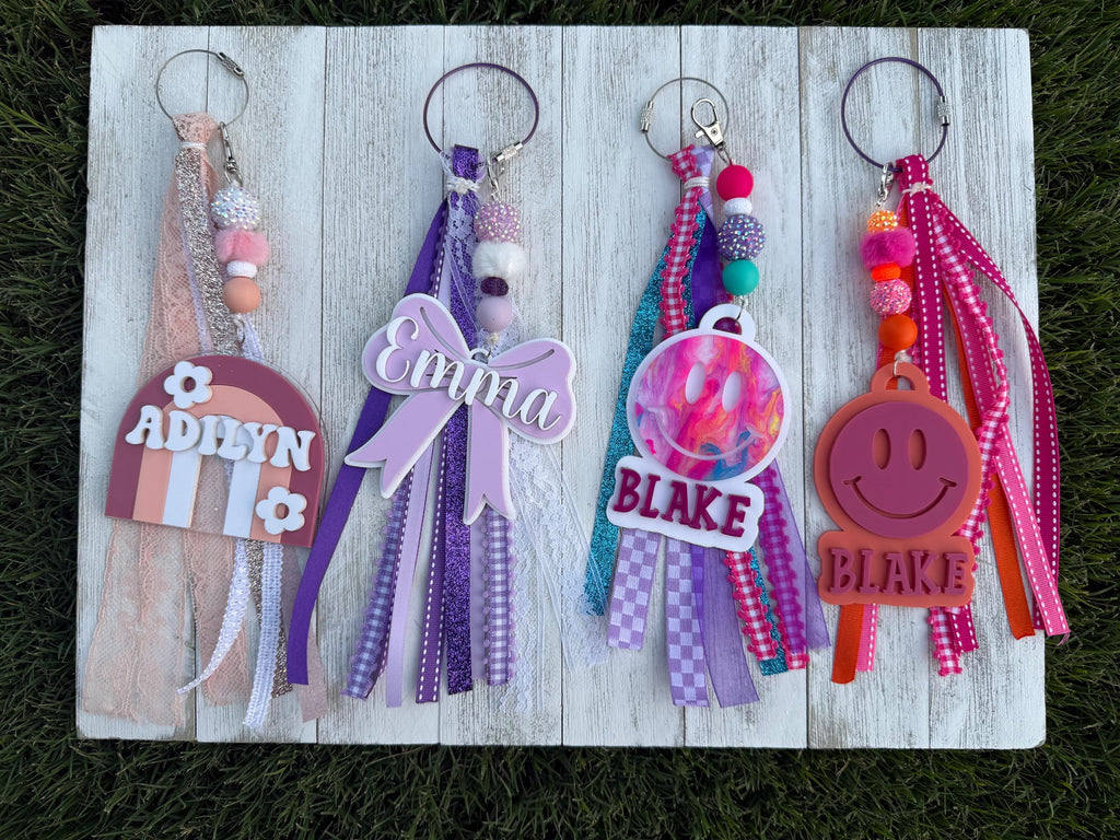 Personalized backpack bag tag