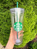 SB 24oz custom Snow Globe Tumbler
