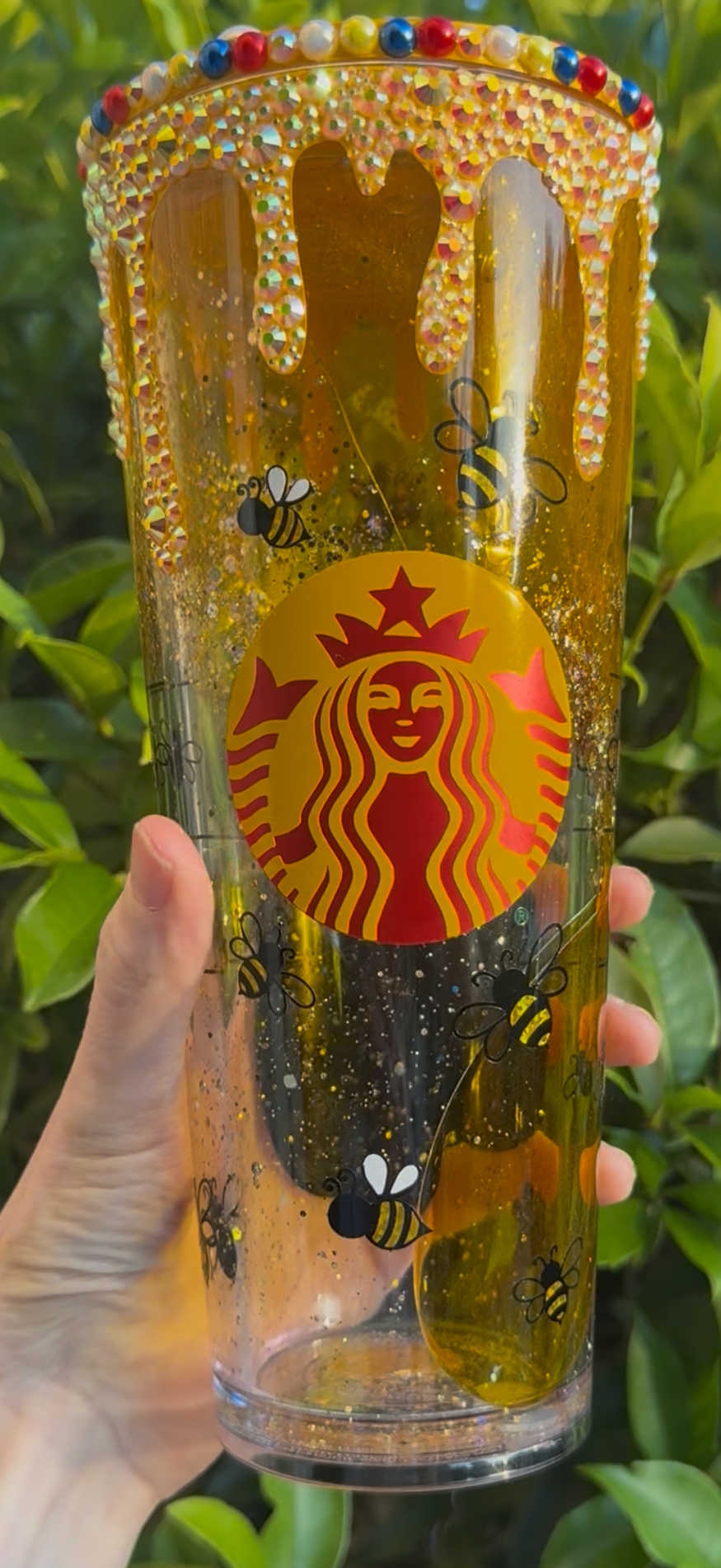 SB 24oz custom Snow Globe Tumbler