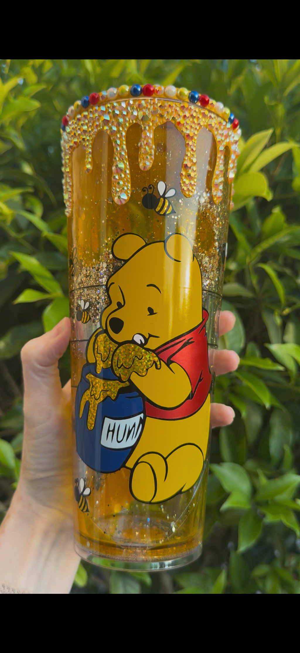 Honey Bear Snow Globe Tumbler