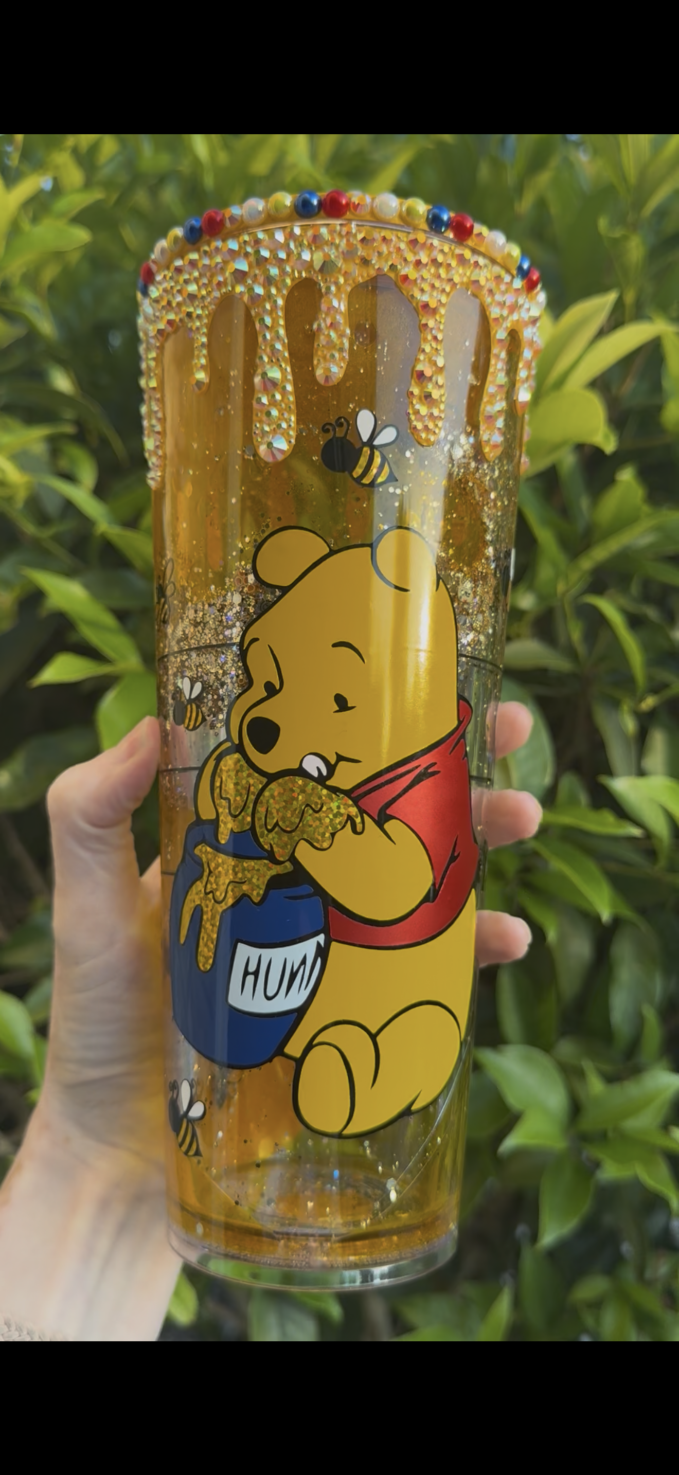 Honey Bear Snow Globe Tumbler