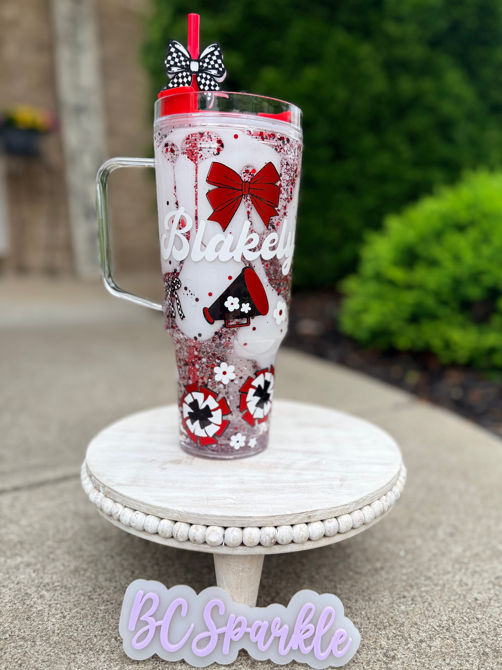 30oz Custom Snow Globe Tumbler