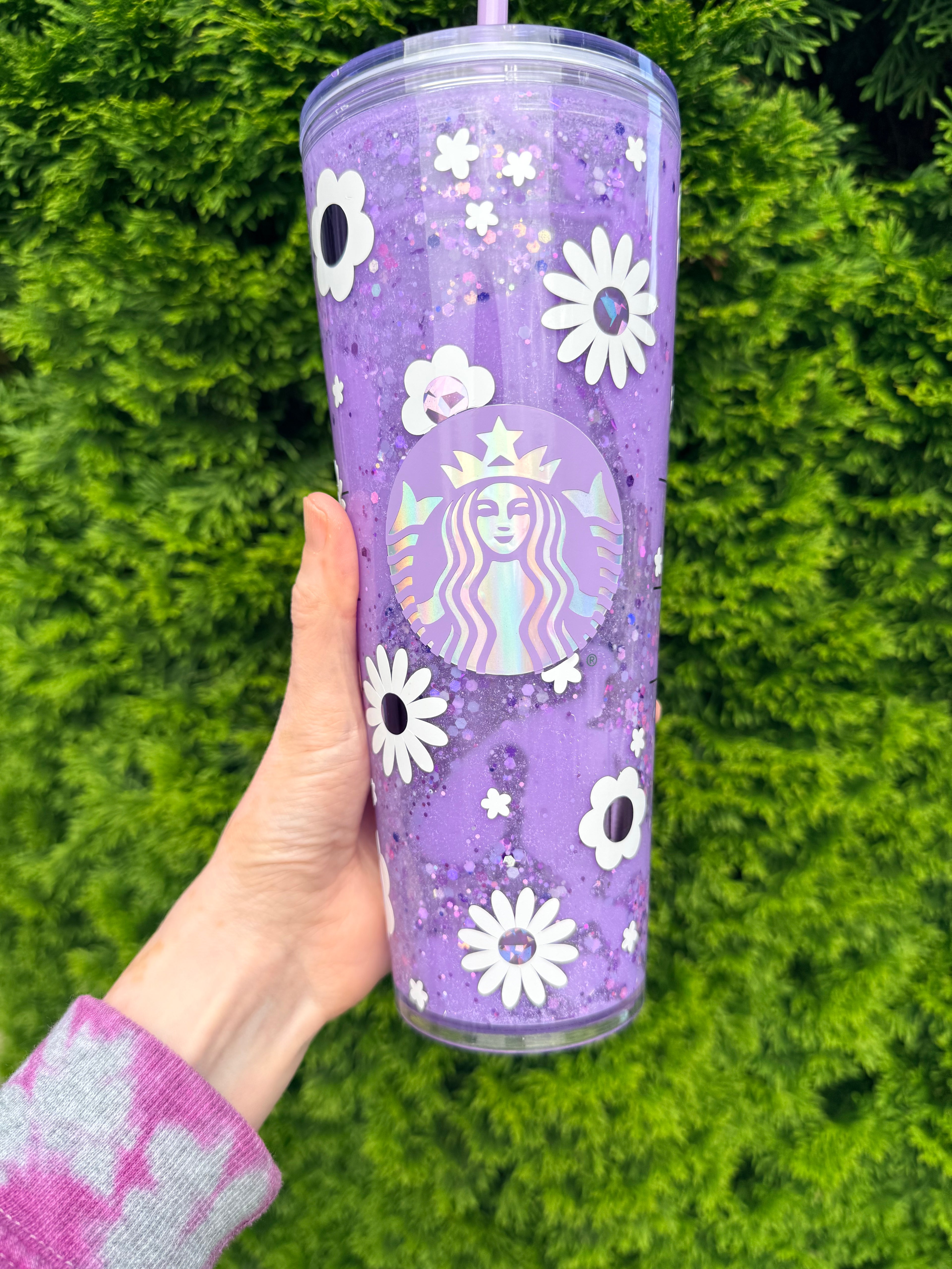 SB 24oz custom Snow Globe Tumbler
