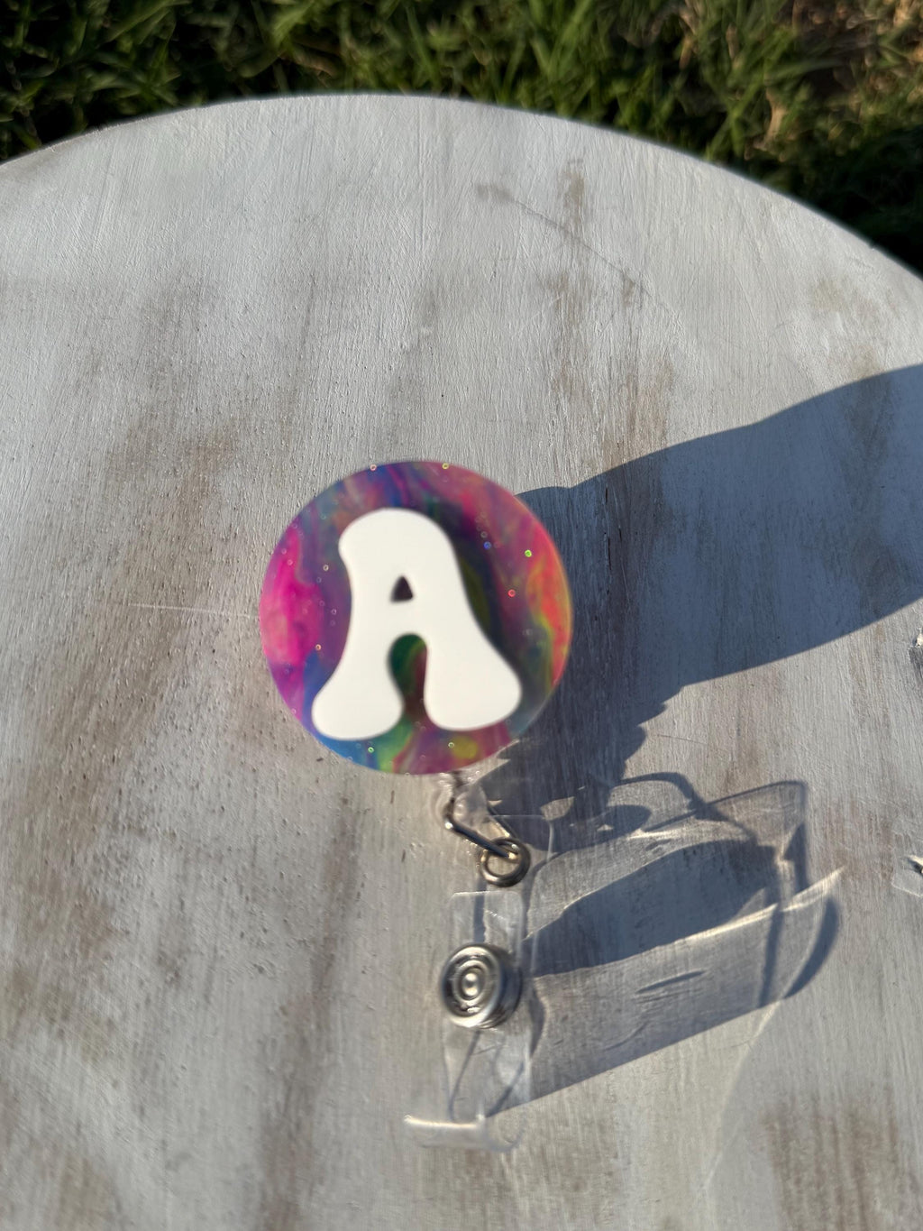 Personalized Initial Badge Reel
