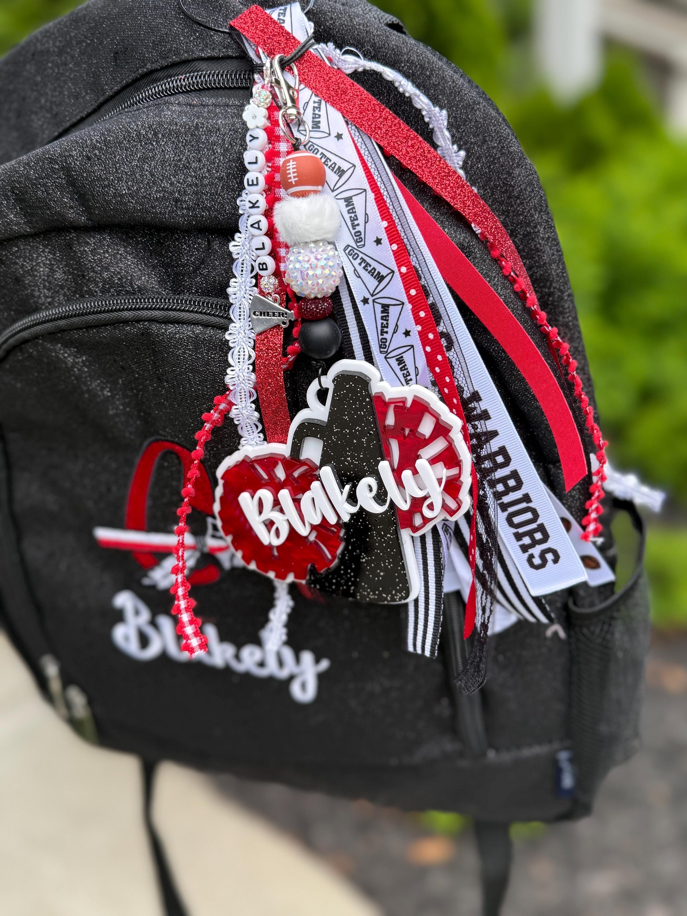 Custom Cheerleader Bag Tag