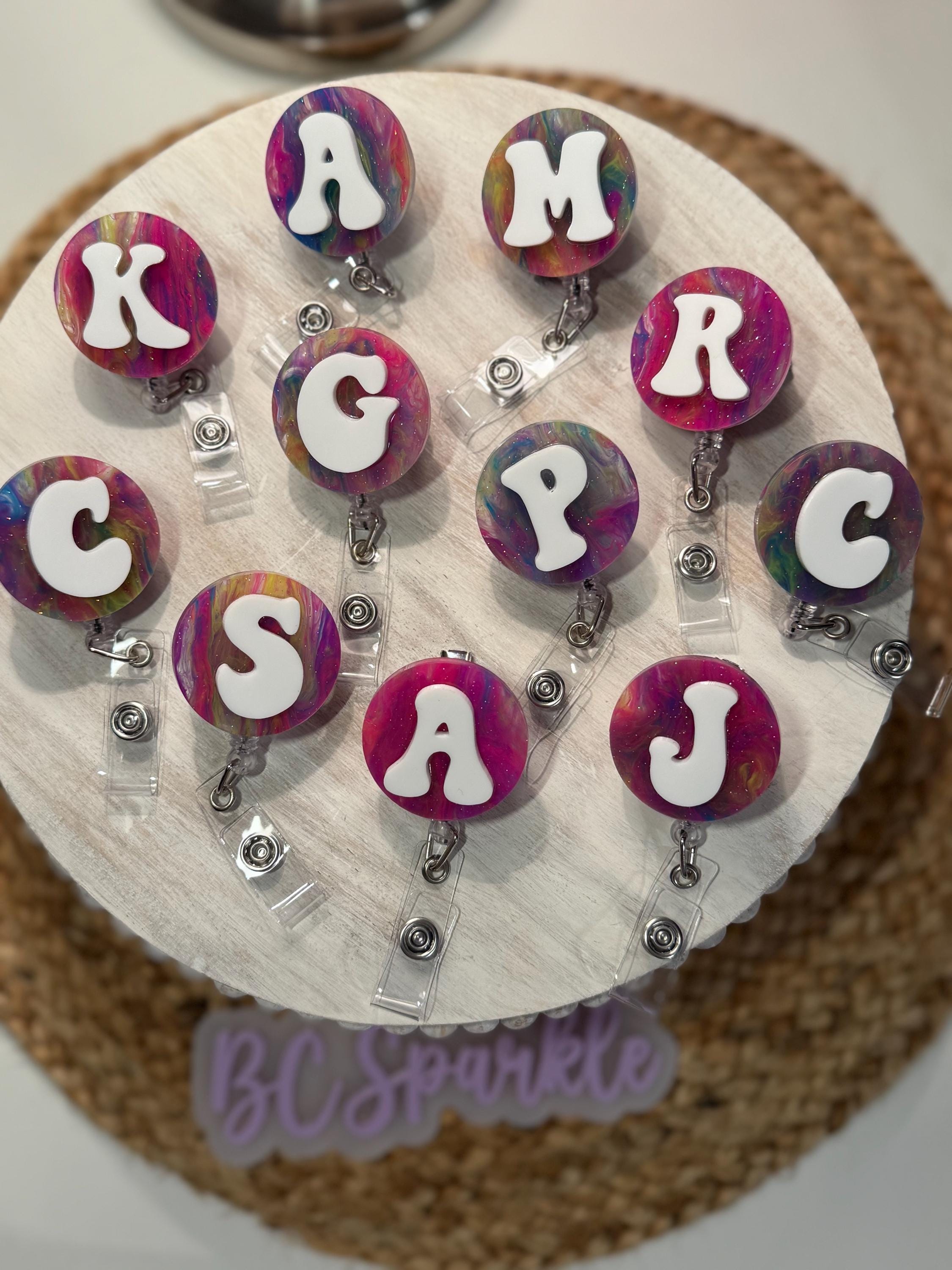 Personalized Initial Badge Reel